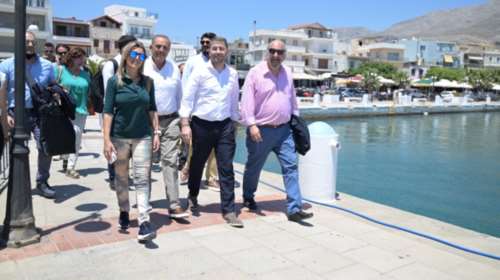 Ο Νίκος Ανδρουλάκης στην Κάλυμνο: Το εμπάργκο όπλων στην Τουρκία να γίνει ευρωπαϊκή πολιτική