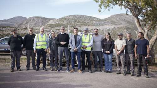 Στην Τήλο ο Μητσοτάκης: Αποδείξατε ότι η ανακύκλωση στο 100% είναι εφικτός στόχος