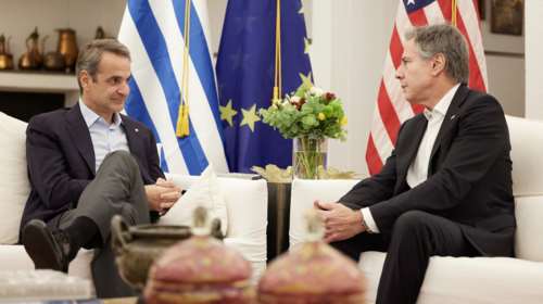 Τηλεφωνική επικοινωνία Μητσοτάκη - Μπλίνκεν: Στο επίκεντρο οι επιθέσεις των Χούθι και η Γάζα