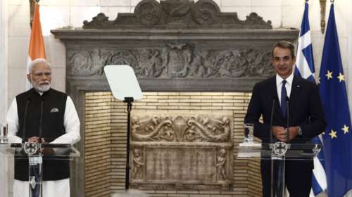 Μητσοτάκης σε Μόντι: Να διπλασιάσουμε το διμερές εμπόριο με την Ινδία μέσα στην επόμενη τετραετία