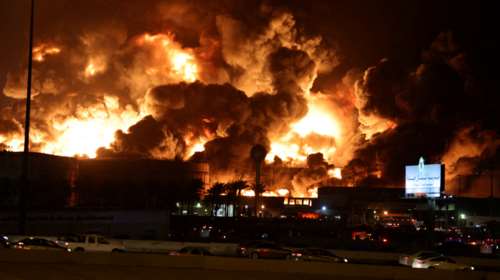 Σαουδική Αραβία: Εικόνες καταστροφής από την επίθεση στις πετρελαϊκές εγκαταστάσεις της Aramco - Κανονικά το Grand Prix