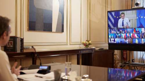 Μητσοτάκης στη Σύνοδο Κορυφής: Όσο νωρίτερα τα πιστοποιητικά εμβολιασμού τόσο καλύτερα - Αλλιώς θα μας προλάβει ο ιδιωτικός τομέας