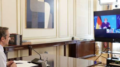 Μητσοτάκης στη Σύνοδο Κορυφής: Να προχωρήσουμε το συντομότερο σε συμφωνία για το πιστοποιητικό εμβολιασμού