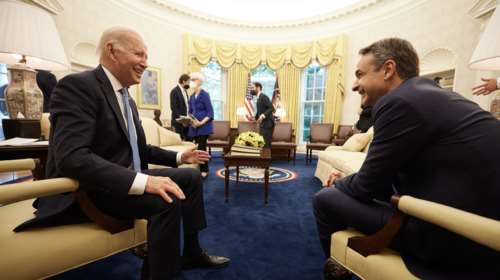 Λευκός Οίκος για επικοινωνία Μπάιντεν-Μητσοτάκη: Στενή συνεργασία ΗΠΑ-Ελλάδας για τη διατήρηση της σταθερότητας στο Αιγαίο