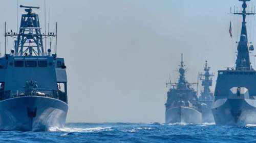 &quot;EUNOMIA&quot;: Επίδειξη ισχύος από Ελλάδα, Γαλλία, Κύπρο και Ιταλία στην Αν. Μεσόγειο - Δείτε το εντυπωσιακό βίντεο