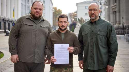 Αμεση αντίδραση Ζελένσκι μετά τις απειλές Πούτιν: Η Ουκρανία υπέβαλε επίσημο αίτημα για ταχεία ένταξη στο ΝΑΤΟ