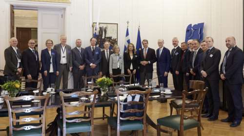 Κυριάκος Μητσοτάκης: Συνάντηση με ανώτατα στελέχη ευρωπαϊκών χημικών βιομηχανιών - Τι συζήτησαν