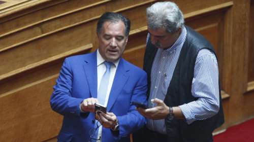 Βουλή: Η συγγνώμη του Άδωνι Γεωργιάδη στον Πολάκη - &quot;Κακώς είπα το &quot;ουστ&quot;, το αναγνωρίζω&quot;