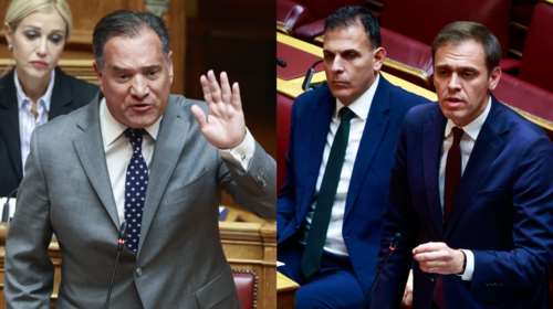 &quot;Αρπάχτηκαν&quot; Μάντζος - Γεωργιάδης: &quot;Έχετε μπλέξει τη Βουλή με τον εθνικό κήπο και νομίζετε ότι με το ΠΑΣΟΚ θα κάνετε περίπατο&quot;