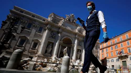 Ιταλία: 161 νεκροί σε ένα 24ωρο - Μειώνεται ο ρυθμός των κρουσμάτων κορονοϊού