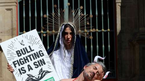 Παμπλόνα: Διαμαρτυρία για το οριστικό τέλος των ταυρομαχιών πριν το φεστιβάλ Σαν Φερμίν