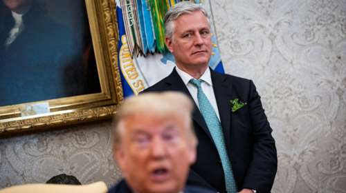 Θετικός στον κορονοϊό ο σύμβουλος εθνικής ασφαλείας του Τραμπ