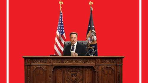 Ίλον Μασκ: Καθισμένος στο Οβάλ Γραφείο στο εξώφυλλο του &quot;ΤΙΜΕ&quot; - &quot;Αγαπώ τον Τραμπ όσο ένας στρέιτ άνδρας μπορεί να αγαπήσει άλλον άνδρα&quot;