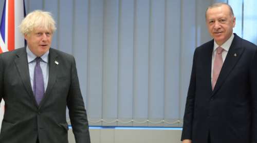 &quot;Χαλινάρι&quot; Τζόνσον σε Ερντογάν για το Κυπριακό: &quot;Επίτευξη λύσης μέσα από τη διαδικασία των Ηνωμένων Εθνών&quot;