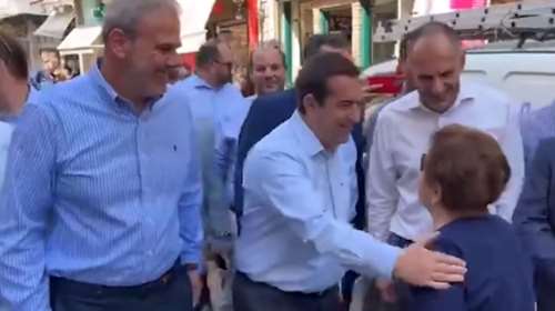 Μυτιλήνη: Περιοδεία Γιώργου Γεραπετρίτη - Νότη Μηταράκη στο νησί [βίντεο]