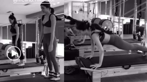 Δέσποινα Βανδή - Μελίνα Νικολαΐδη: Γυμνασμένες μάνα και κόρη - Κάνουν μαζί πιλάτες [Βίντεο]