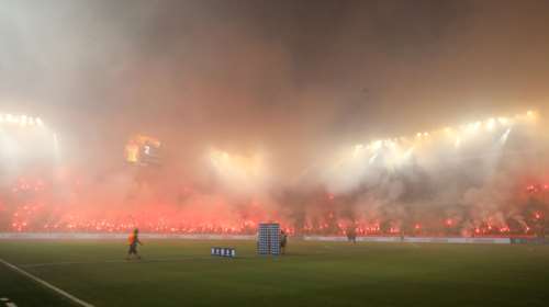 ΑΕΚ: Ιστορικό παιχνίδι με τον Ιωνικό - Εντυπωσιακές εικόνες από τη φλεγόμενη "OPAP Arena" [Εικόνες - Βίντεο]