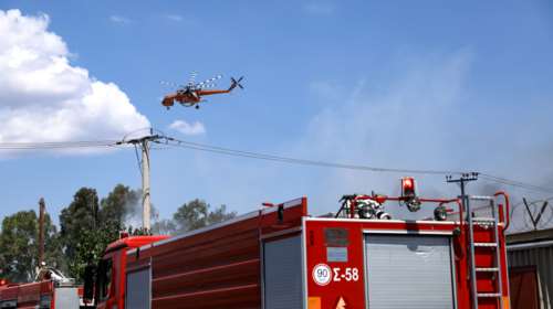 Φωτιά στη Δράμα: Κινητοποίηση της Πυροσβεστικής στο Κάτω Νευροκόπι