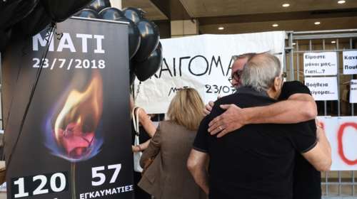 Δίκη για τη φωτιά στο Μάτι: Ενοχή για 10, αθώοι Δούρου και Ψινάκης - &quot;Ντροπή&quot;, φώναζαν οι συγγενείς