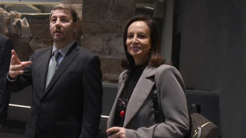 Άννα Διαμαντοπούλου: Ενθουσιασμένη από την επίσκεψη στο μετρό Θεσσαλονίκης - &quot;Έλληνες έκαναν το θαύμα&quot; [βίντεο]