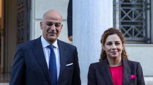 Συνάντηση Δένδια με την ΥΠΕΞ της Αλβανίας - Στο επίκεντρο διμερείς σχέσεις και Δυτικά Βαλκάνια