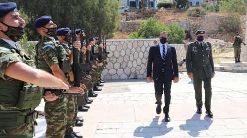 Μήνυμα Παναγιωτόπουλου από Καστελλόριζο: Εδώ αρχίζει η Ελλάδα και ο νησιωτικός χώρος της