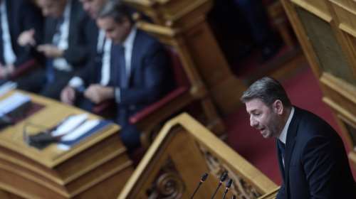 &quot;Δεν μπορείς να υποτιμάς την αντιπολίτευση&quot;- Όσα είπε ο Νίκος Ανδρουλάκης σε πηγαδάκι δημοσιογράφων για τον Κ. Μητσοτάκη