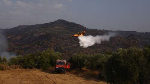 Φωτιά στην Ανατολική Μάνη: Νέα εστία στην περιοχή Δρυάλια - Επιχειρούν και εναέρια μέσα
