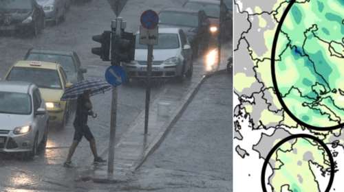 Κακοκαιρία &quot;εξπρές&quot; με ισχυρές βροχές και κεραυνούς: Ποιες περιοχές είναι στο &quot;κόκκινο&quot; - Καταιγίδες και στην Αττική