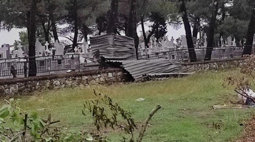 Ανεμοστρόβιλος χτύπησε τη Ροδόπη: Δέντρα έπεσαν σε τάφους - Καταστράφηκαν καλλιέργειες [εικόνες]
