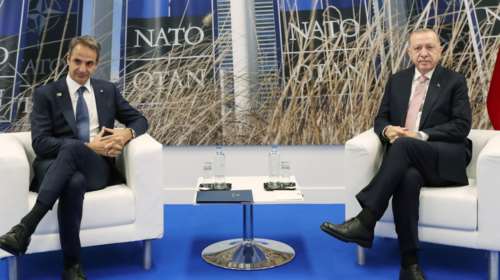 Ο Μητσοτάκης ρίχνει το γάντι δημόσια στον Ερντογάν: Να απαντήσει για τον προκλητικό χάρτη του Μπαχτσελί