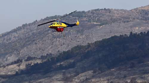 Θεσσαλονίκη: Οριοθετήθηκε η φωτιά στον Χορτιάτη