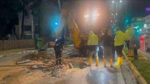 Καθίζηση οδοστρώματος στα Μελίσσια - Πού έχει διακοπεί η κυκλοφορία των οχημάτων