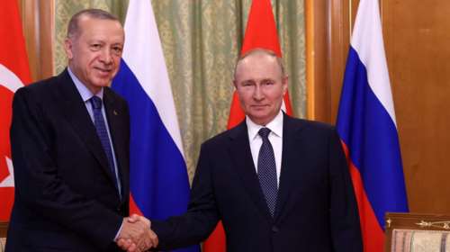 Ο Πούτιν ευχαρίστησε τον Ερντογάν: &quot;Η Ευρώπη θα πρέπει να είναι ευγνώμων στην Τουρκία για τη μεταφορά του φυσικού αερίου&quot;