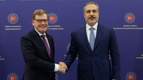 Συνάντηση Φιντάν - Βάντεφουλ στην Άγκυρα: &quot;Με ποιον άλλο θα συνεργαστούμε αν όχι με τους εταίρους του ΝΑΤΟ;&quot;