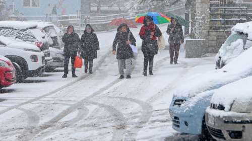 &quot;Καμπανάκι&quot; Μαρουσάκη: Σφοδρός χιονιάς και στην Αττική όπως το 2002 - Τριπλό &quot;χτύπημα&quot; πολικού ψύχους  [Χάρτες]
