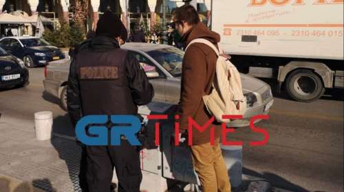 Θεσσαλονίκη: Έπεσαν τα πρώτα 300αρια για μη χρήση μάσκας [εικόνες - βίντεο]