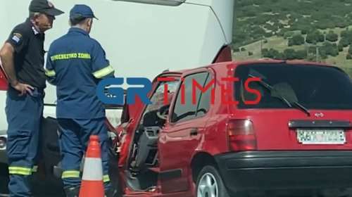 Τραγωδία στην Εγνατία Οδό: Νεκρή 66χρονη οδηγός - Έπεσε πάνω σε λεωφορείο [εικόνες, βίντεο]