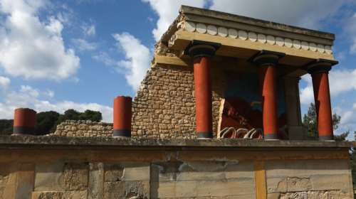 Κνωσός: Εκκενώθηκε ο αρχαιολογικός χώρος λόγω θυελλωδών ανέμων