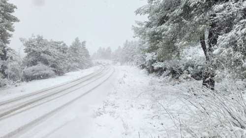 Επεσαν τα πρώτα χιόνια στη Βόρεια Ελλάδα: Στα λευκά Πτολεμαΐδα και Κοζάνη - Κοντά στο μηδέν ο υδράργυρος
