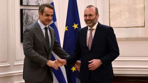 Βέμπερ: Η Ελλάδα πέτυχε, τα πάει καλύτερα από τη Γερμανία - Επαινοι σε Μητσοτάκη