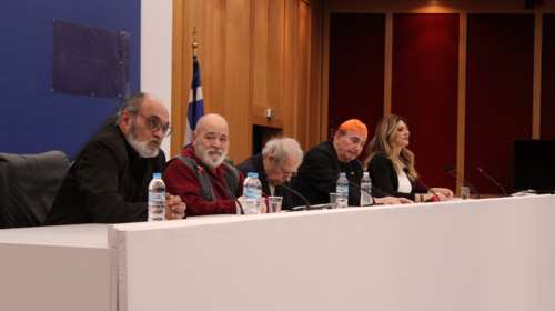 Κίνημα Φτωχών Ελλάδος: Οι ηθοποιοί Χρήστος Βαλαβανίδης και Ηλίας Λογοθέτης στο κόμμα του Παύλου Κοντογιαννίδη [Εικόνες]