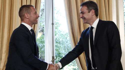 Αυτό είναι το Μνημόνιο που υπέγραψε ο Μητσοτάκης με τον πρόεδρο της UEFA