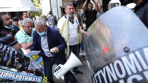 Πρώτη δίωξη με τον νέο νόμο για τις πορείες: Δικογραφία σε βάρος του προέδρου της ΠΟΕΔΗΝ Μ. Γιαννάκου για απείθεια