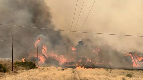 Πύρινη λαίλαπα στη Ρόδο για ένατη ημέρα: Μάχη με τις αναζωπυρώσεις - Νέο μέτωπο στο χωριό που ξεκίνησε η φωτιά