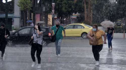 Ισχυρές βροχές, καταιγίδες και χαλάζι σε πέντε περιοχές - Νέο έκτακτο δελτίο επικίνδυνων φαινομένων