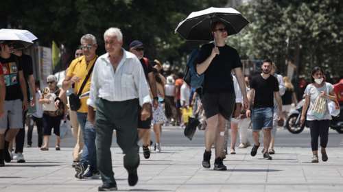 Κορυφώνεται ο καύσωνας σήμερα: 41 βαθμοί και μεγάλος κίνδυνος πυρκαγιάς - Oι "κόκκινες" περιοχές στον χάρτη