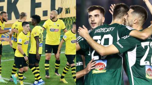 Superleague: &quot;Ψήφισαν&quot; με άνετες νίκες Παναθηναϊκός και ΑΕΚ [Βίντεο]