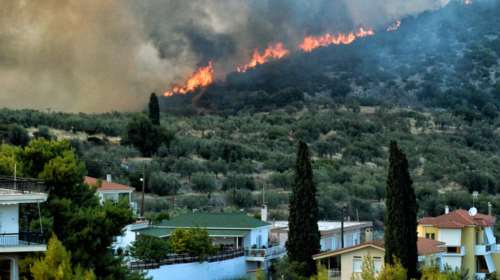 Σε εξέλιξη η φωτιά στην Κορινθία - Εκκενώθηκε το χωριό Ρυτό - Πύρινα μέτωπα σε Επίδαυρο, Εύβοια και Χαλκιδική [Εικόνες - Βίντεο]