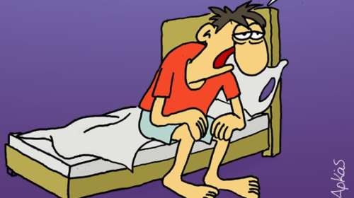 Το νέο σκίτσο του Αρκά για τη θετική σκέψη και το... Σαββατόκυριακο